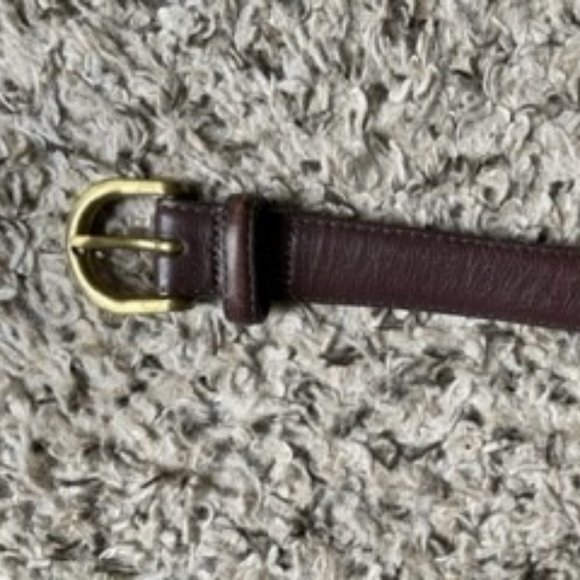 Leather Brown Belt - Picture 1 of 7